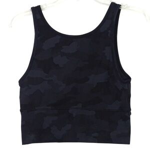 Lululemon Black Camouflage Tank Top